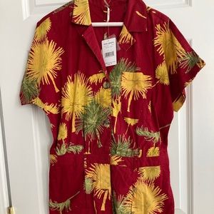 Free People Tropical Romper